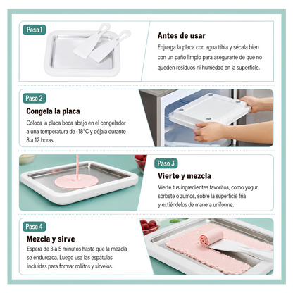 IceRoll Pro™ | Helados Enrollados en Minutos
